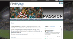 Desktop Screenshot of firstwavesports.com